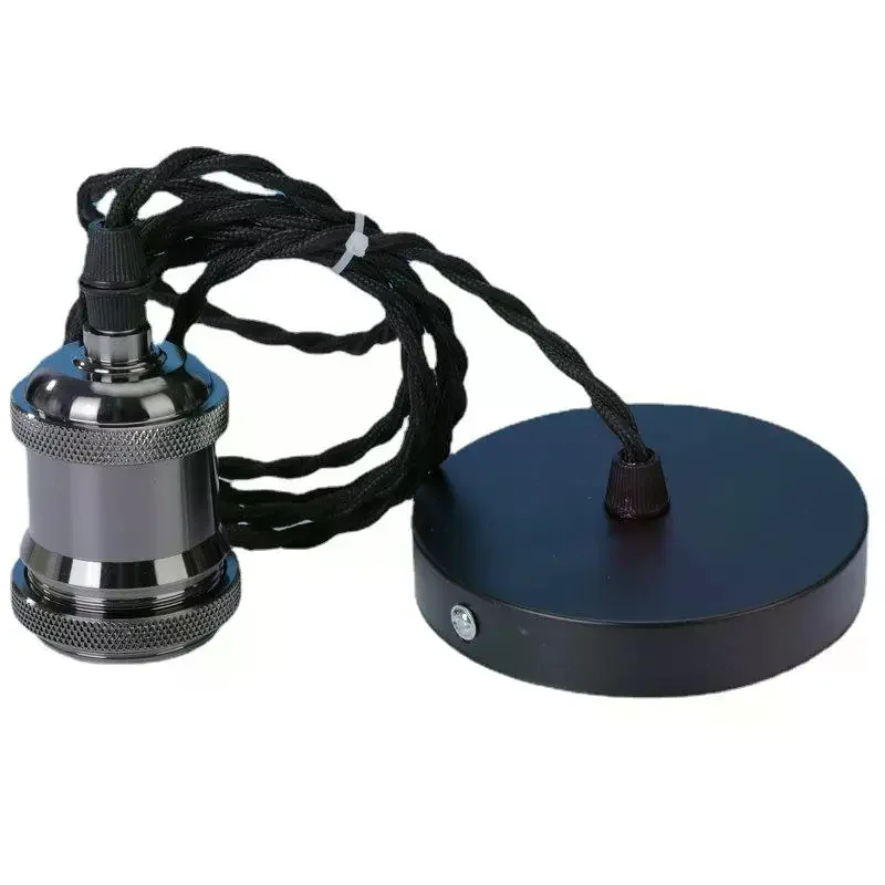 

1 шт. Патрон для потолочного светильника, основание для подвесных светильников, патрон E27 для подвесной лампы с проводом 100 см