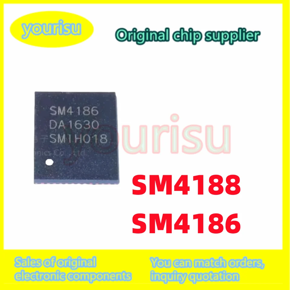 2 قطعة/الوحدة الأصلي حقيقية SM4188 SM4186 4186 4188 التصحيح QFN-56 شائعة الاستخدام لشاشات التلفزيون LCD