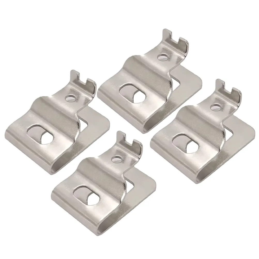 

4Pcs Power Tool Belt Clip Hook Heavy Duty Stainless Steel Electric Tool Waist Buckle Adjustable Holder for Drill Driver Tape