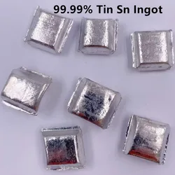 99.99% Tin Sn Ingot  MIN High Purity Soft Metal Sphere Good for Welding Collection DIYs Crafts Workshops