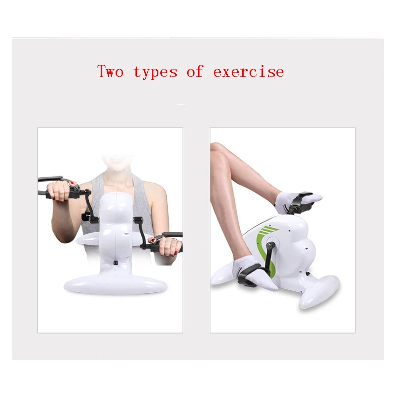 The Mini Exercise Bike Fitness Bicycle Home Electric Stepper Trainers Exerciser Pedal Stepper Bike Cycling Fitness Equipment