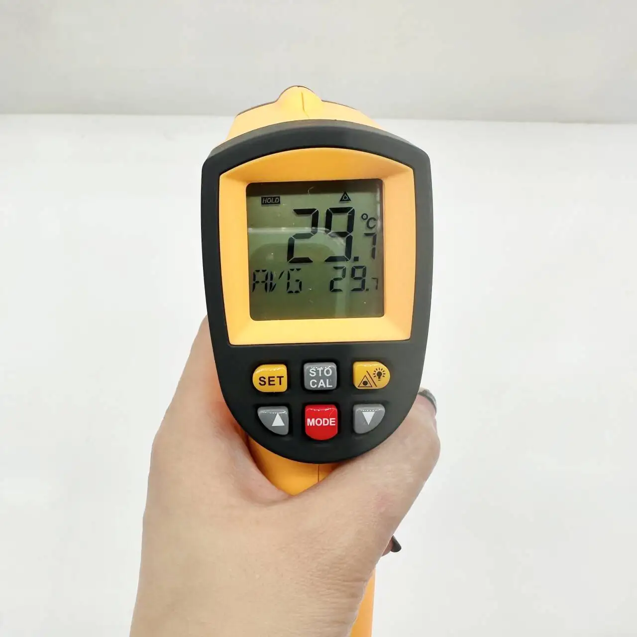 Pyrometer Infrared Thermometer Gun Temperature Measurement Electronic Hygrometer Digital Industry Thermometer HIR700