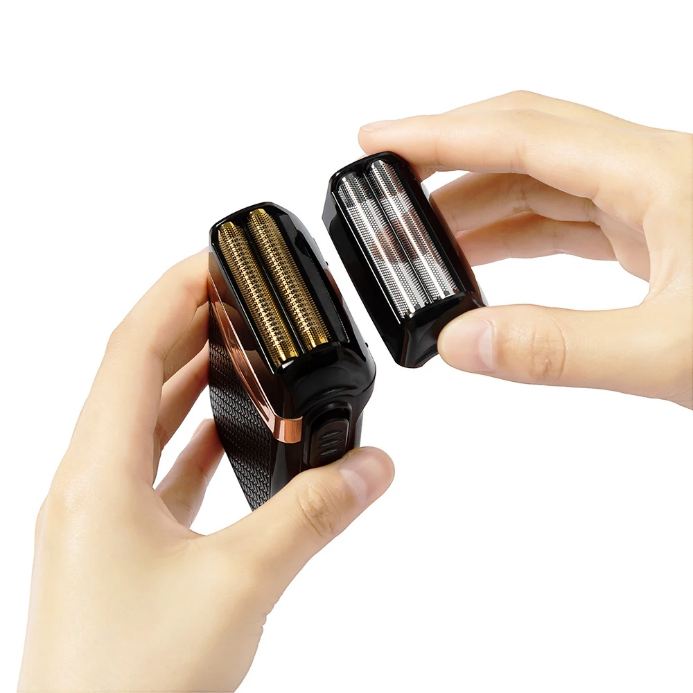 Rechargeable 3-Speed Beard & Hair Electric Shaver For Men Bald Head Shaving Machine Barber Electric Razor With Extra Mesh rasoio