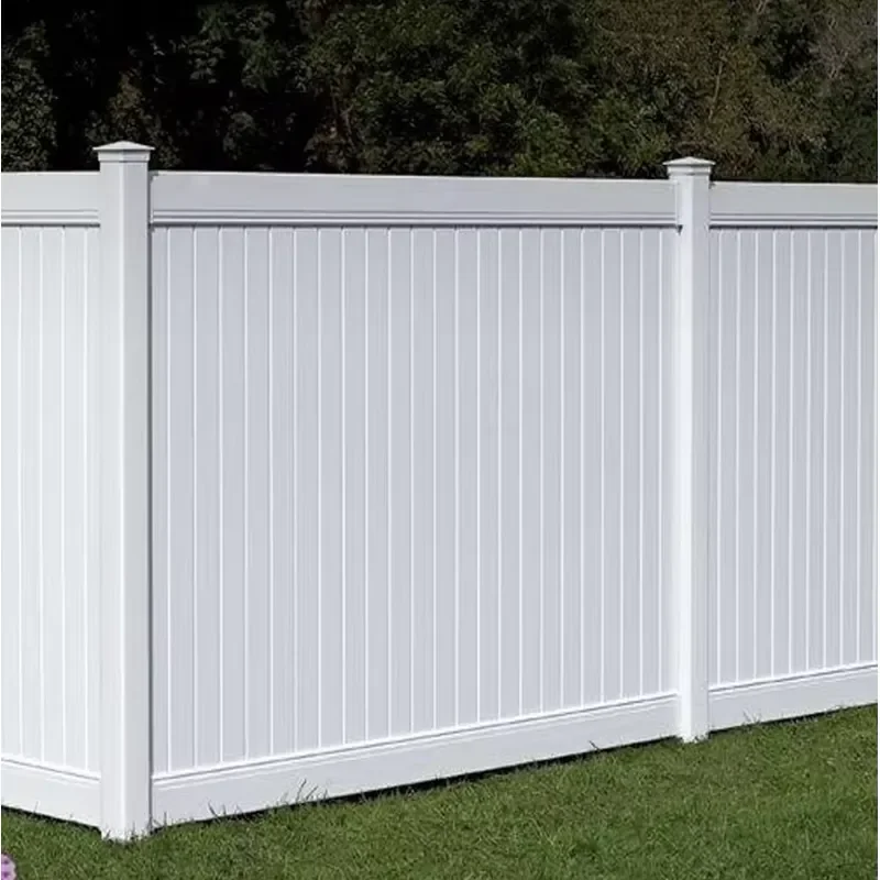 Vinyl PVC Privacy Fence Color Garden Fence White Plastic Garden Fence Metal Aluminum ASTM Wood Hot Sale Top Quality 6ft.h
