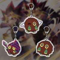 Lucky Gift Winged Magi Kuriboh Yu Gi Oh Kawaii Acrylic Keychain Keyring Strap Figure Hanging Accessories Cosplay Decoration