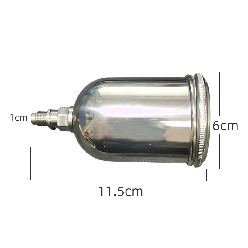 Spray Gun Cup Pot Stainless Steel  For SATA 3000B Jet 1/2/3/4 Paint Spray Gun Pot 125Ml Air Spray Gun Tank Spray Gun Cup