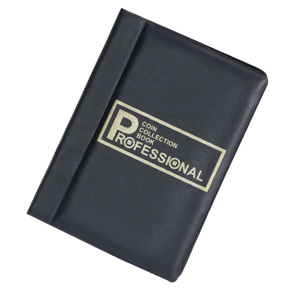 1pc Collection Album 120 Grids Imitation Durable Clear Texture For Coins Stamps Storage Organizer Holder Collecting