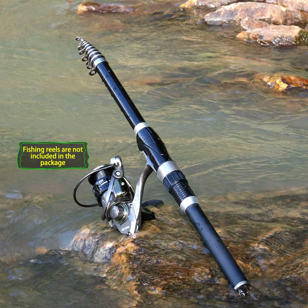 BAKAWA Spinning FRP Fishing Rod Feeder Surf Rock 1.5M 1.8M 2.1M 2.4M 2.7M 3.0M Telescopic Ultralight Portable Sea Travel