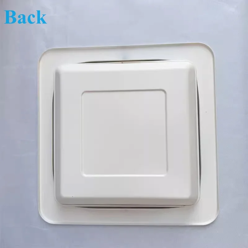 1Piece White Lacquer Stainless Steel Flip Swing Trash Lid Rectangular Round Square