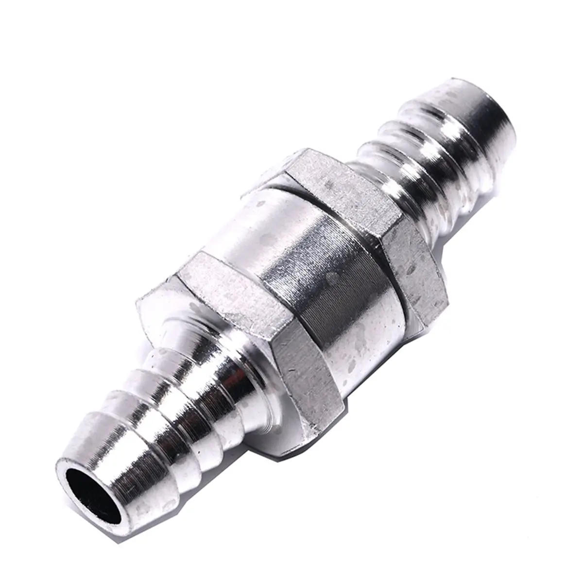 L73A NEW One Way 6&8mm 2Size Aluminium Alloy Non Return Check Valve One Way Fit Carburettor