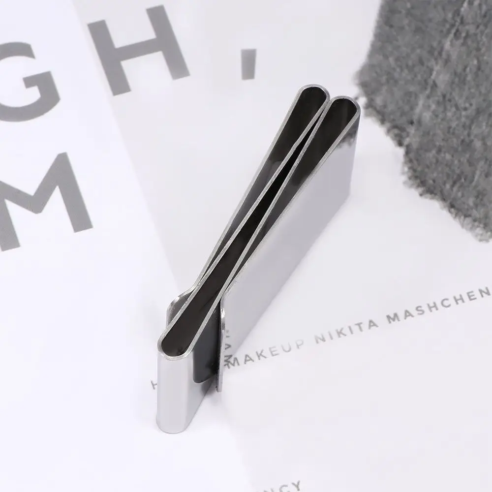 Penjepit Uang BARU Perak Penjepit Kartu Saku Pria Penjepit Uang Dolar Penjepit Uang Kertas Tempat Kartu Kredit Tempat Uang