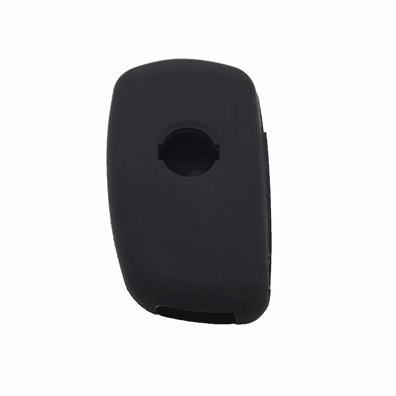 Xinyuexin Silicone Car Key Cover FOB Case for Nissan NV200 Sentra Versa 4 Buttons Flip Remote Key Holder Protector Car Accessory