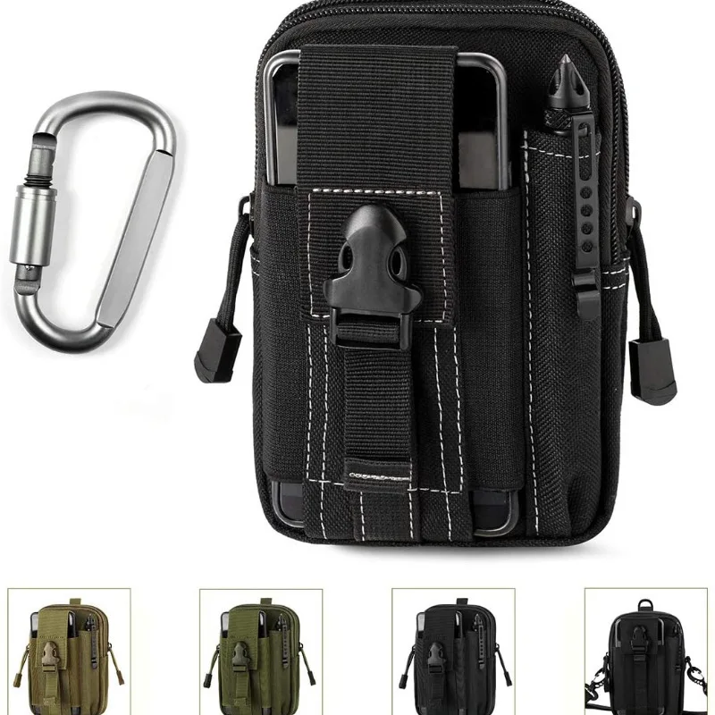 Tactical Camouflage Waist Bag, Outdoor Multifunctional Sports Running Bag, Men's Waterproof Mobile Phone Bag, Cycling Waist Bag