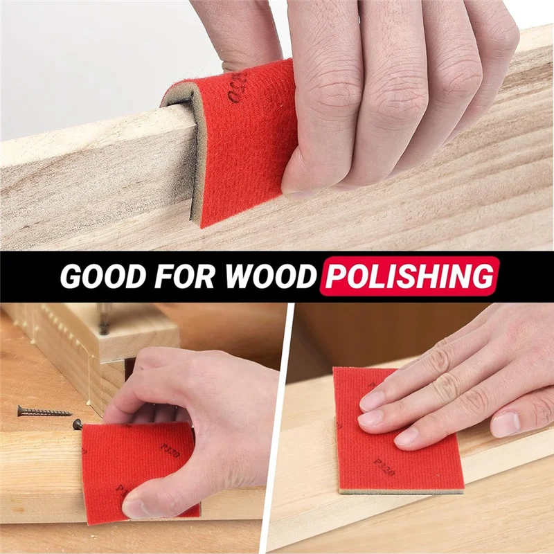 

A84X-Ultra Fine Sanding Pads 28 PCS, Wet Dry Sandpaper Sponge, Soft Foam Sanding Block 180-3000 Grit