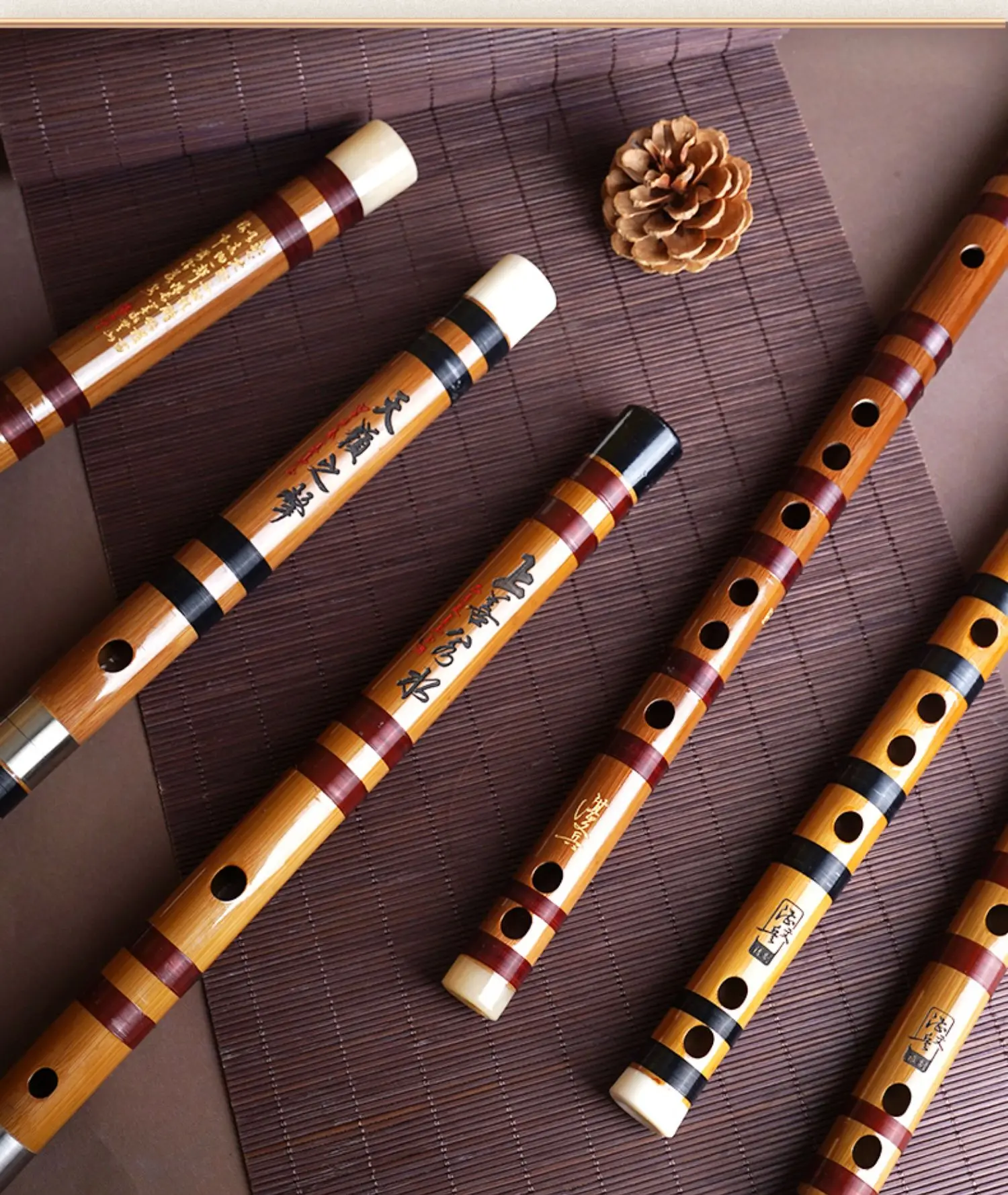 Chinese Bamboo Flute Dizi Traditional Flute Bamboo for Beginners Key C D E F G Musical Instruments