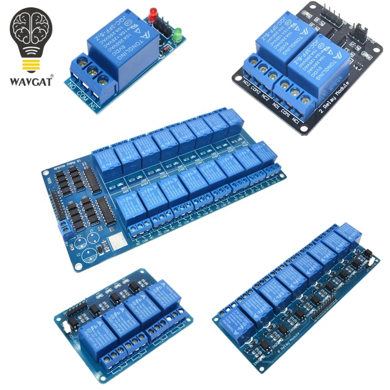 5V low level trigger 1 2 4 8 16 Channel Relay Module interface Board Shield For PIC AVR DSP ARM MCU Arduino .