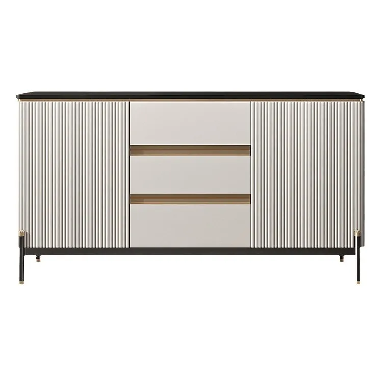 

Light luxury rock slab dining side cab inet home entrance c abinet Living room household tea cabinet Bedroom storage locker