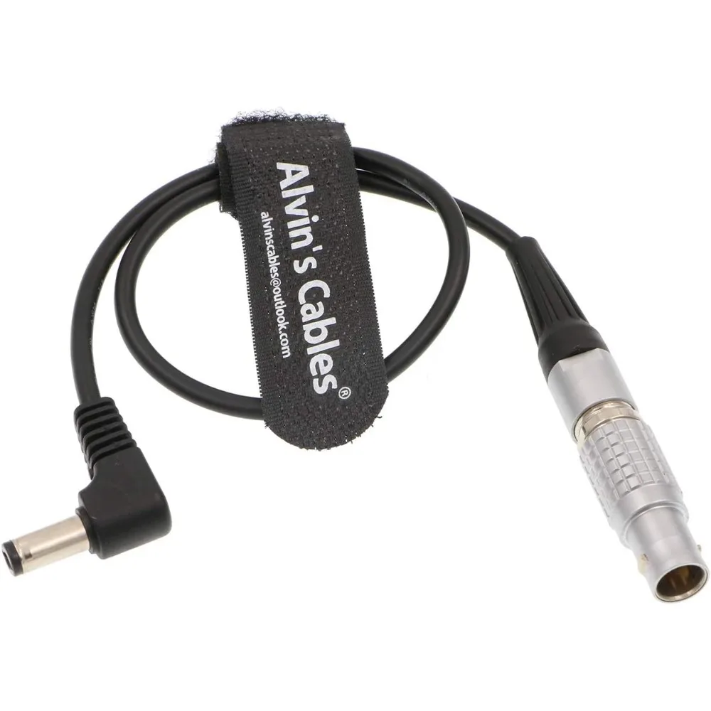 Alvin’s Cables Power Cable for Feelworld FW279 FW279S Monitor from 3 Pin Steadicam MK-V V2 12V 2.1mm DC Right Angle to 1B 3 Pin