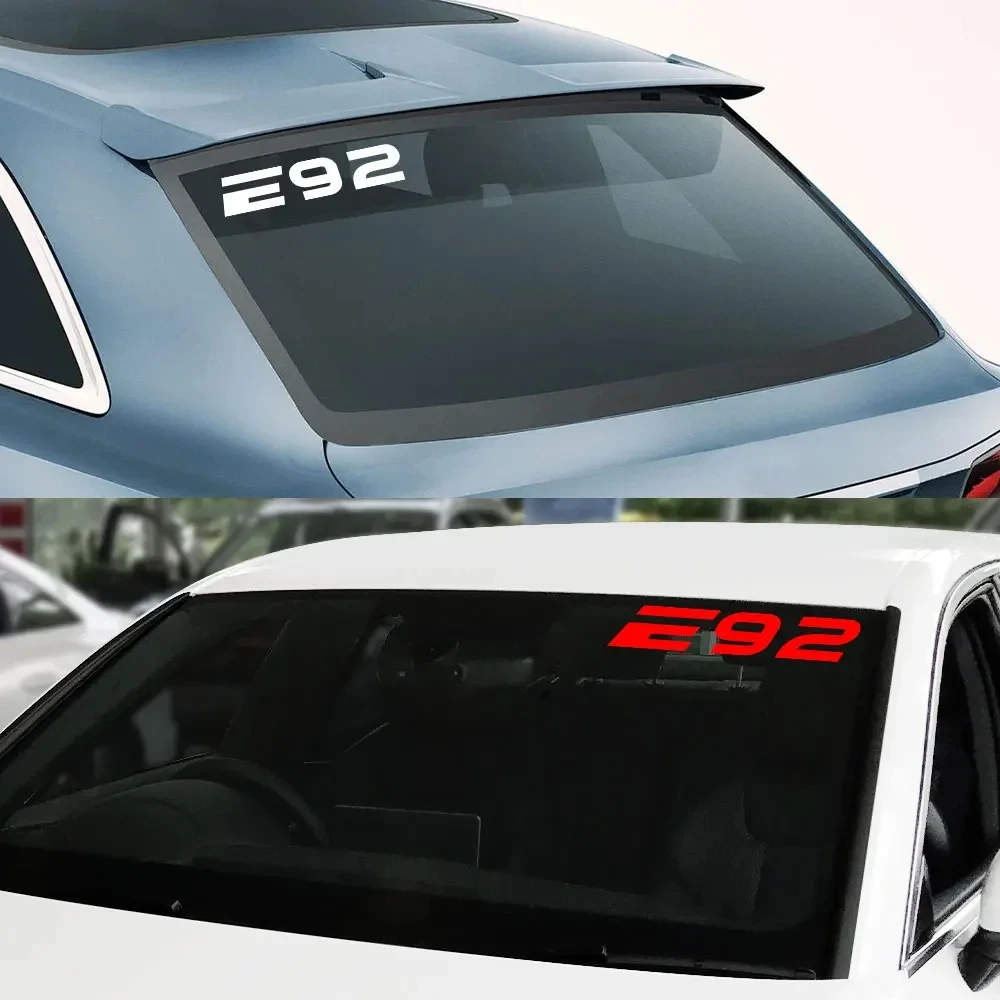 ملصق الزجاج الأمامي للسيارة ، ملحقات ديكور السيارات ، التقدم بطلب للحصول على BMW E39 ، E46 ، E60 ، E90 ، E28 ، E30 ، E34 ، E36 ، E53 ، E61 ، E62 ، E87 ، E91 ، E92