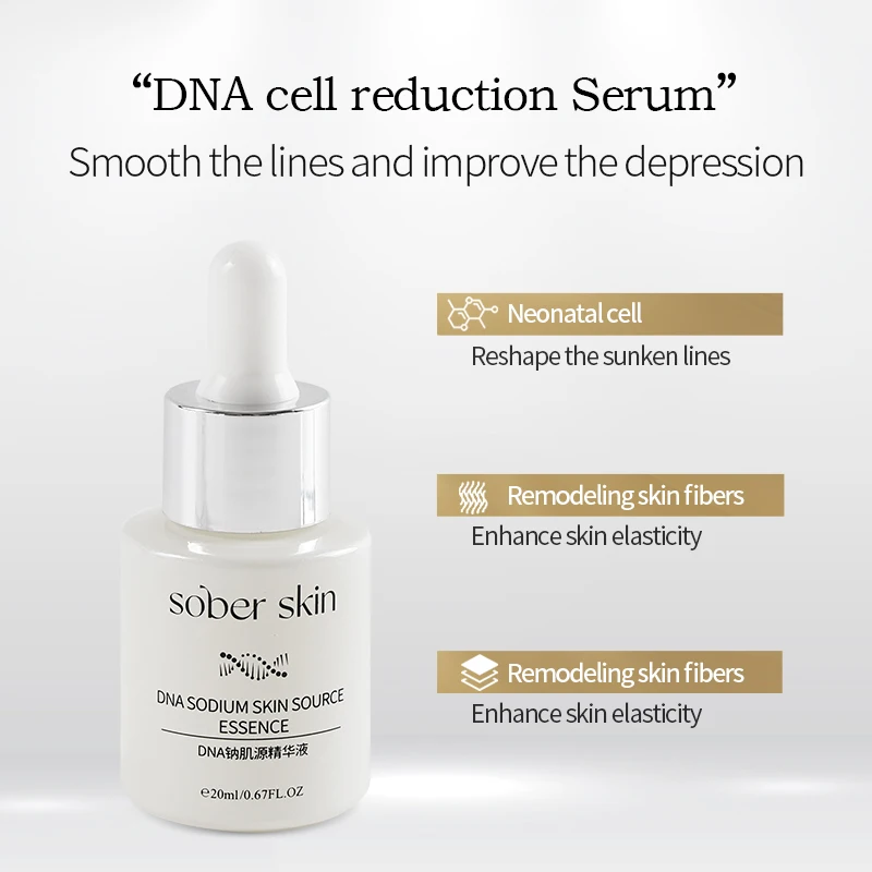 Sober Skin DNA Cell Reduction Set 3 Bottles Aftercare Repairing Stretch Marks Scar Improve Skin Beauty Figure Set Smooth Lines