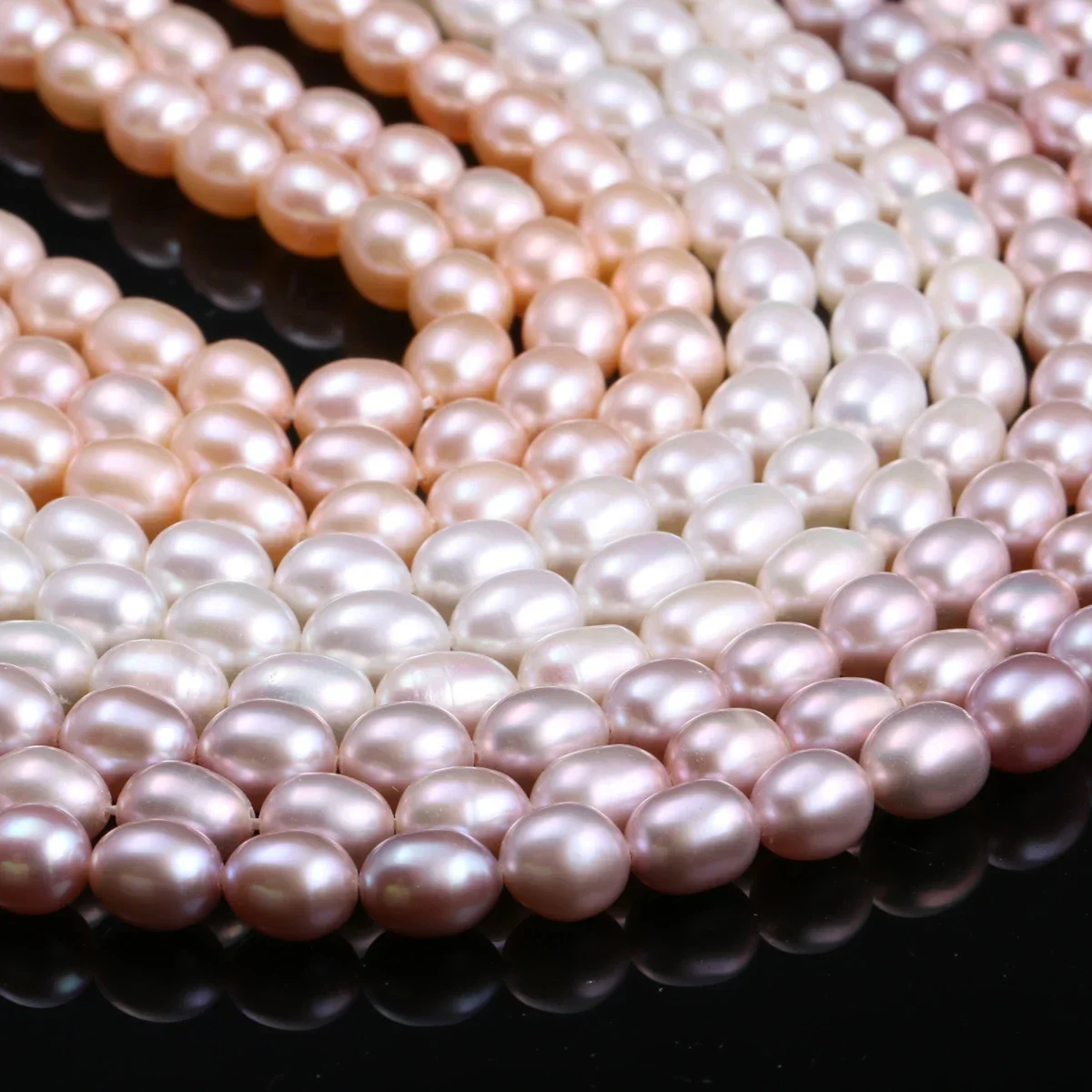 AAA Natural Freshwater Cultured Pearls Beads Rice Shape 100% Natural Pearls for Jewelry Making DIY necklace bracelet accessories