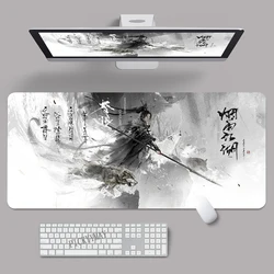 Mouse Pad Chinese Style Large Gamer Mousepad Keyboard Mat XXXL Mouse Mats 90x40cm Rubber Desk Pad Design Desk Rug