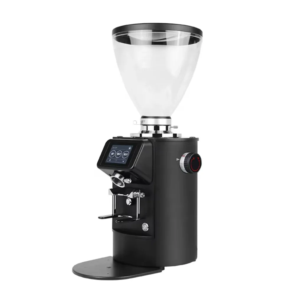 

Большая коммерческая кофемолка для кофейных зерен с плоскими жерновами 90 мм, электрическая кофемолка для эспрессо