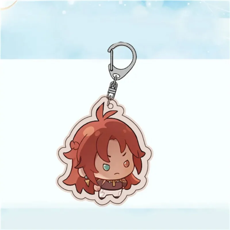 Game Nu Carnival Q-version Character Keychain Ba Yun Aoliwen Cute Acrylic Pendantt Fans Ornament Accessories Collection Gifts