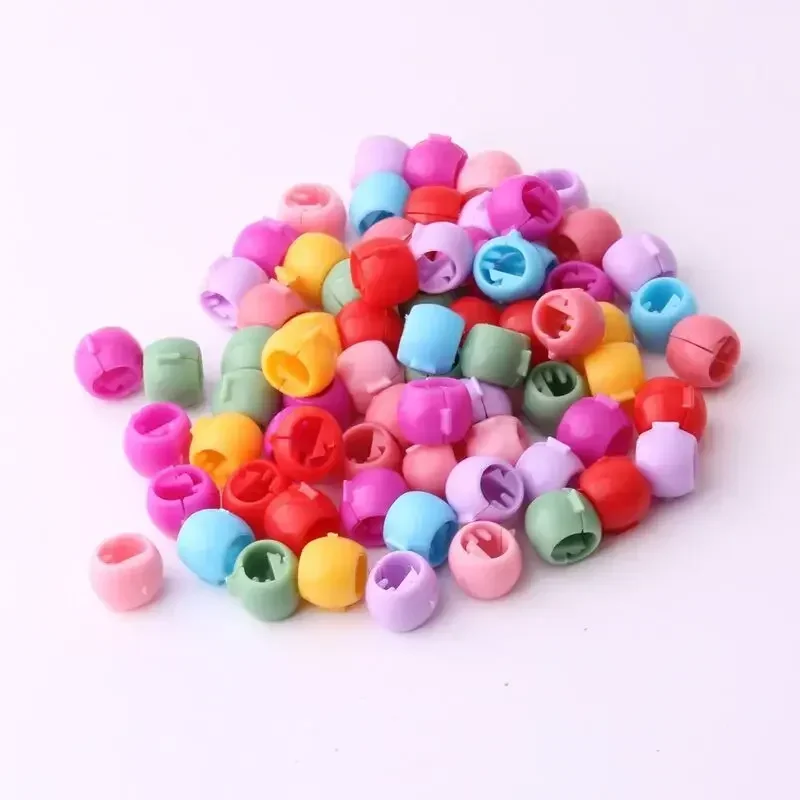 20-60PCS Colorful Candy Shape Hair Buckles Decorative Hairpins Cute Mini Hair Clips Beads Children Hair Accessories New Headwear