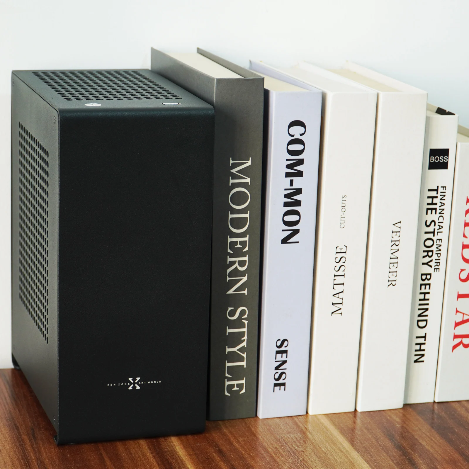 A1P ZZAW Aluminum Mini ITX Case Small PC Desktop Chassis with A4