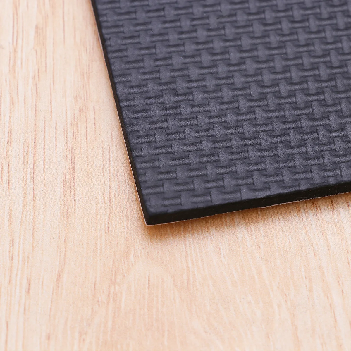 

10 Sheets Anti Slip Pads Eva Furniture Grippers Floor Protectors Stop Slide for Chairs Tables Sofa Bed Black Square Mats