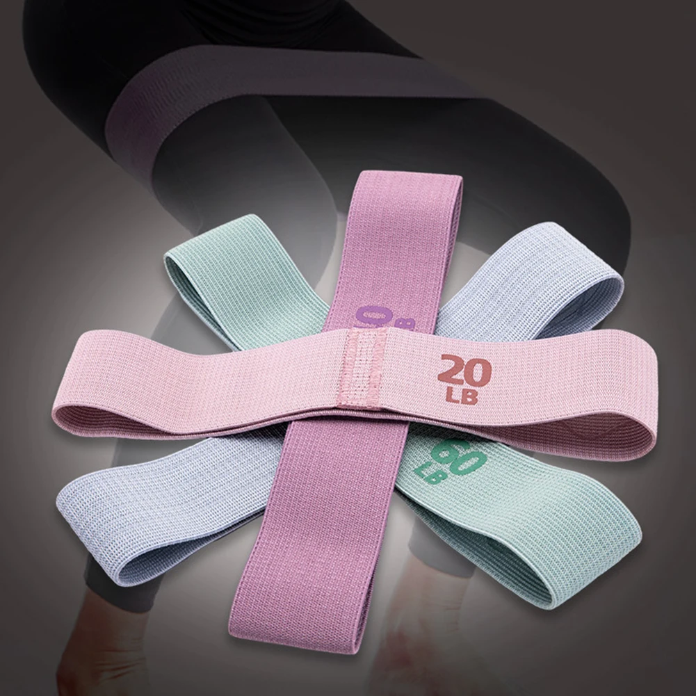 

Resistance Booty Bands Anti-Slip Elastic Workout Bands Portable Glute Thigh Elastic Bands Yoga Gym Equipment
