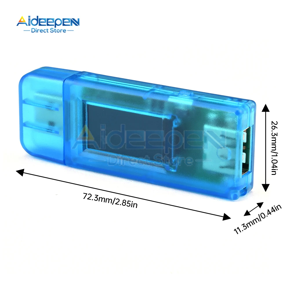 13 in 1 USB Tester DC Digital Voltmeter Amperimetro Current Voltage Meter Amp Volt Ammeter Detector Power Bank Charger DC 4-30V