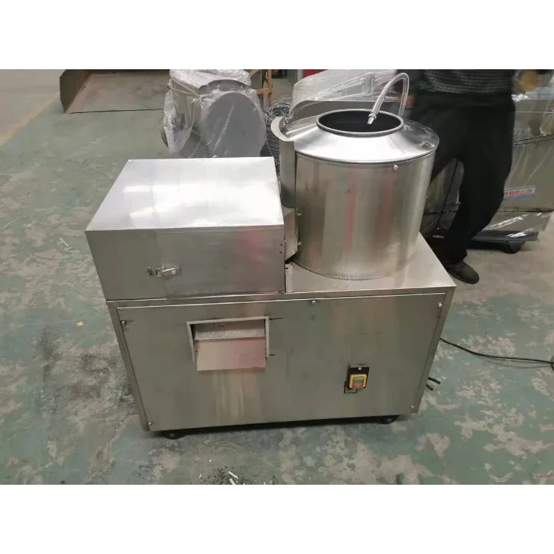 cutting 400kg/hour potato chips automatic washing peeling slicer machine