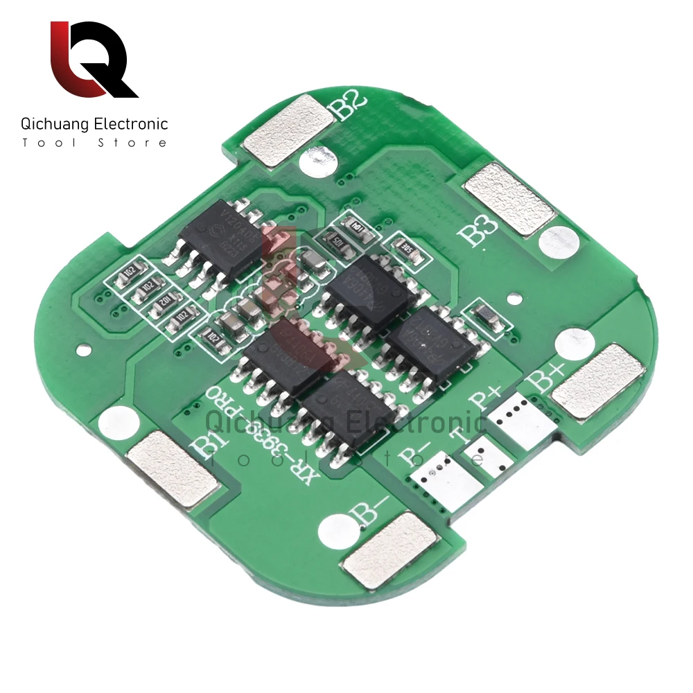 4S BMS 8A 14,8 V 18650 litowo-jonowa płyta ładunkowa Kwadratowa ochrona przed zwarciem PCB do silnika wiertarskiego/banku mocy/LED