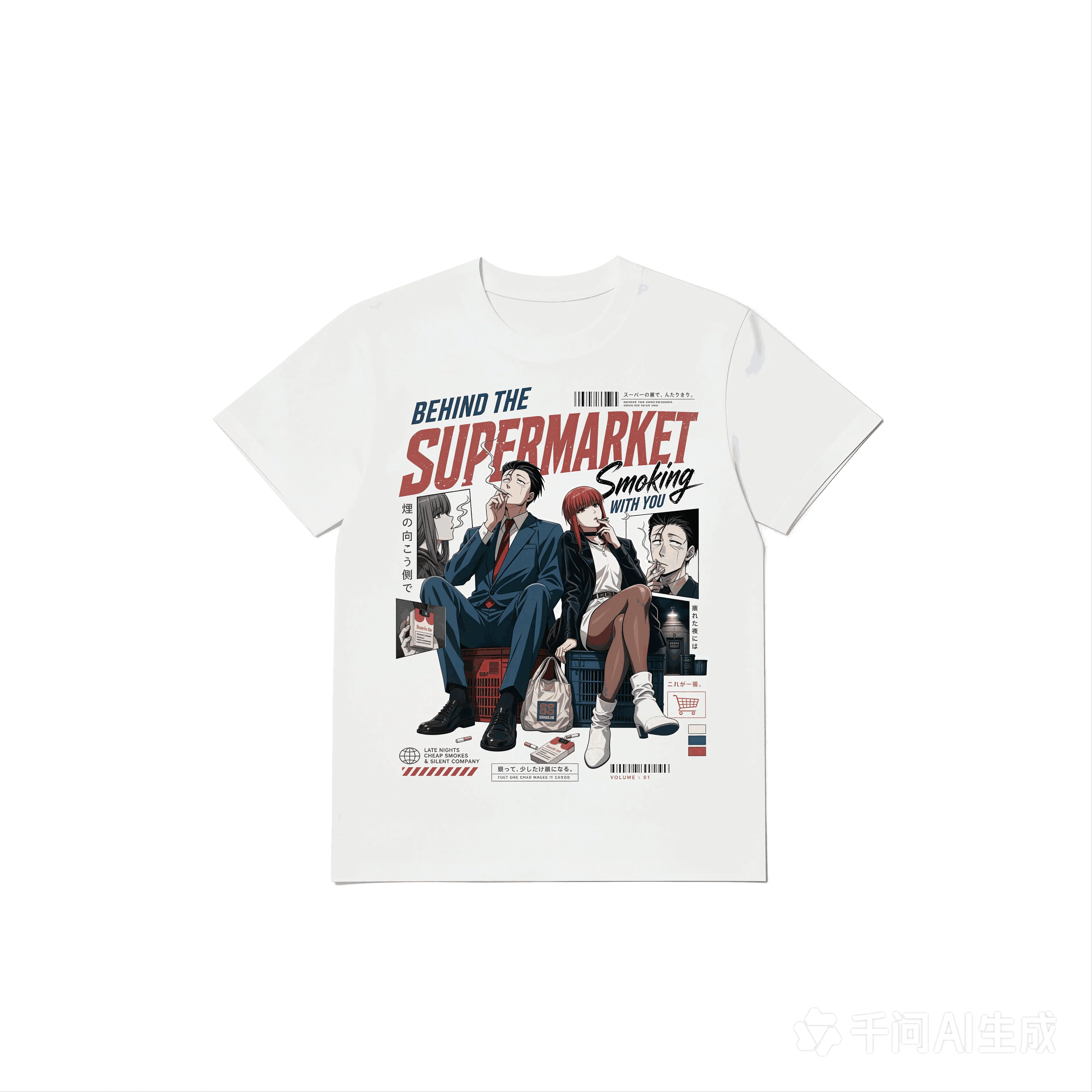 Sasaki and Miyano Shirt Vintage Washed Unisex Oversized Anime Streetwear Soft Cotton Short Sleeve Tee Gift Clothing Tops Hot
