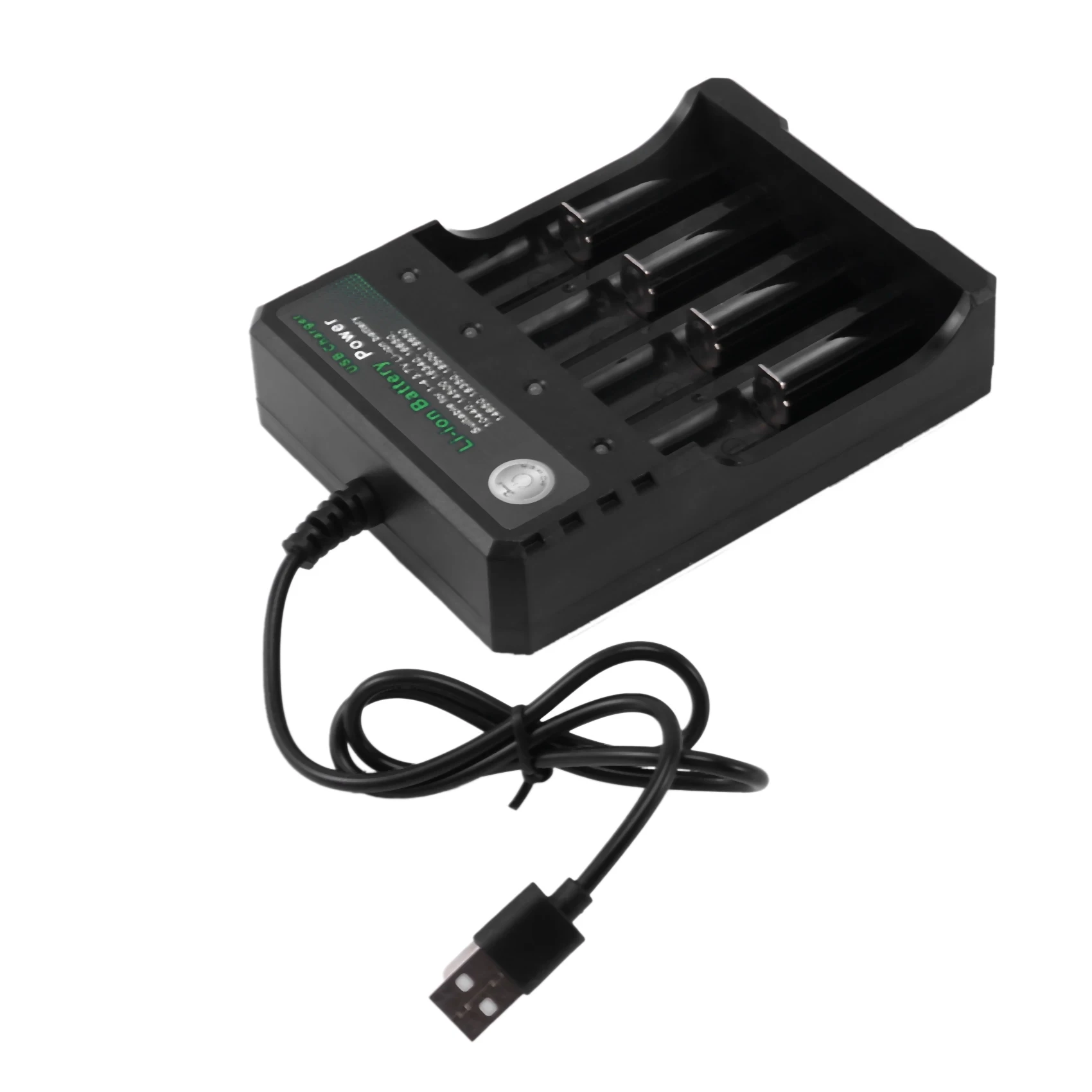CCDDBG Rechargeable 4-Slot Battery Charger Li-Ion Usb Smart Fast Charger For 18350 18500 18650 Battery Aaa Li-Ion Battery