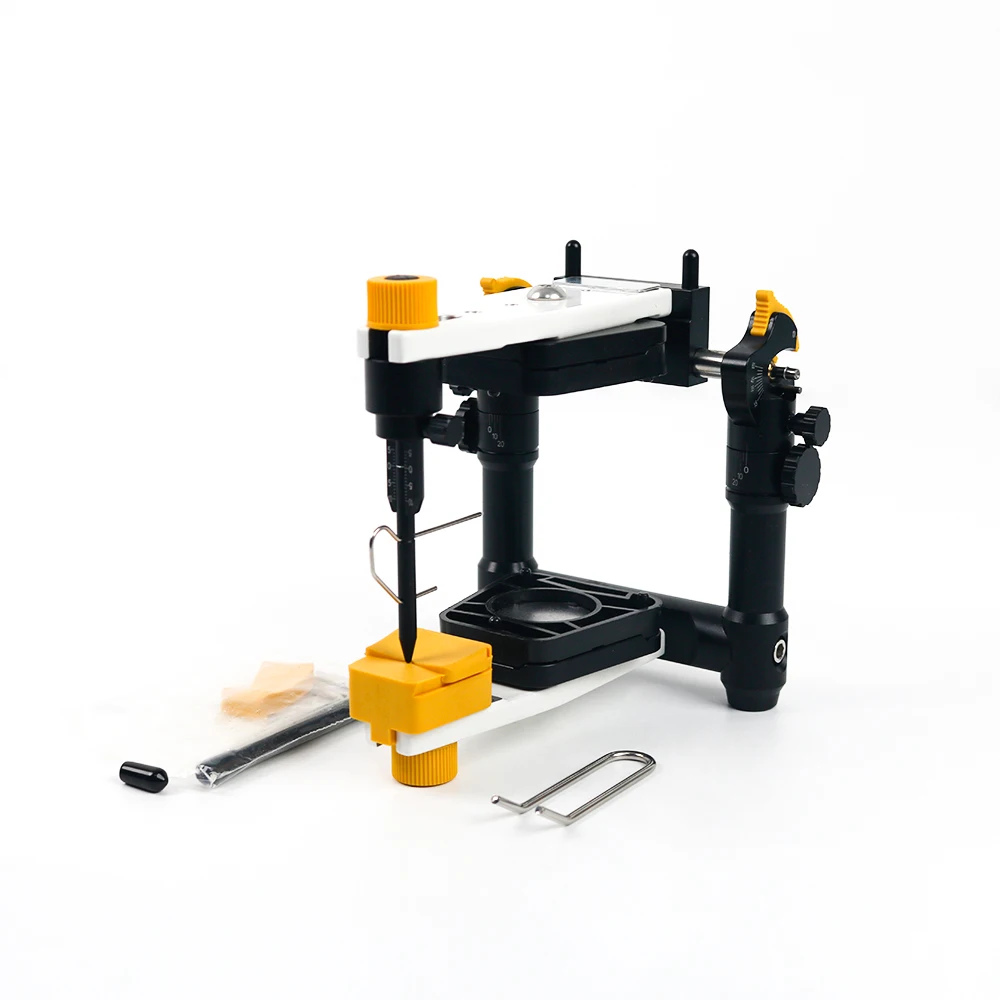 Dental Lab Semi Adjustable Articulator Adjustment Maxillary Motion Replication Tools Compatible with Artex Mounting System