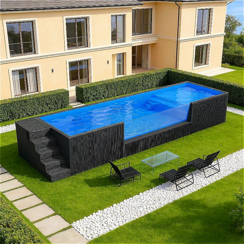 Permanent Above Ground Container Pool Durable Build Customized Shape for Lasting Outdoor Recreation and Family Fun high quality
