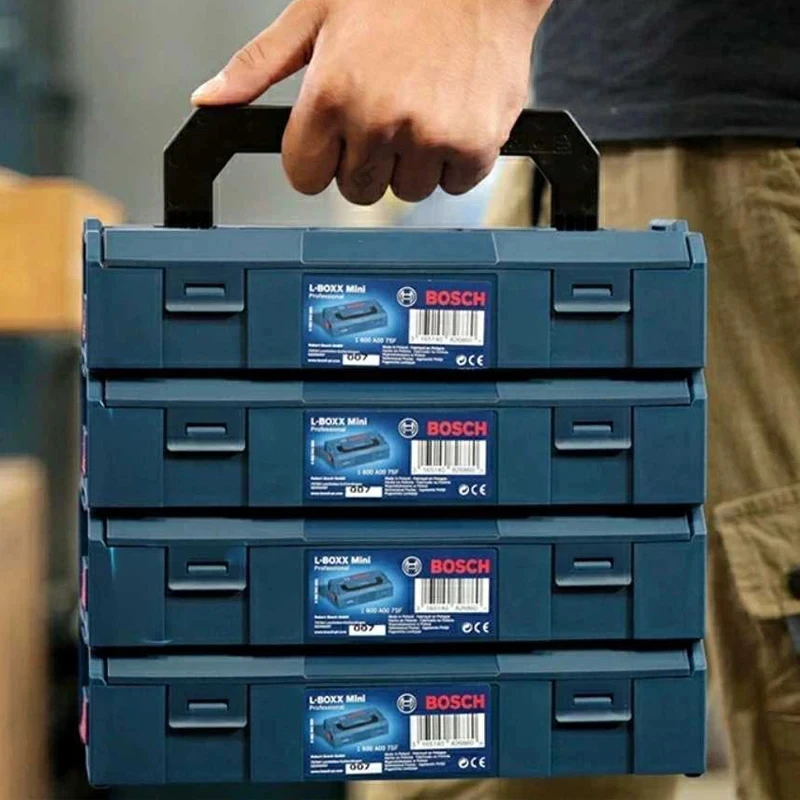 Bosch 1600A007SF L-Boxx Tool Accessories Case Mini Storage Box Durable Parts Stackable Plastic Hard Storage Part Tool Box