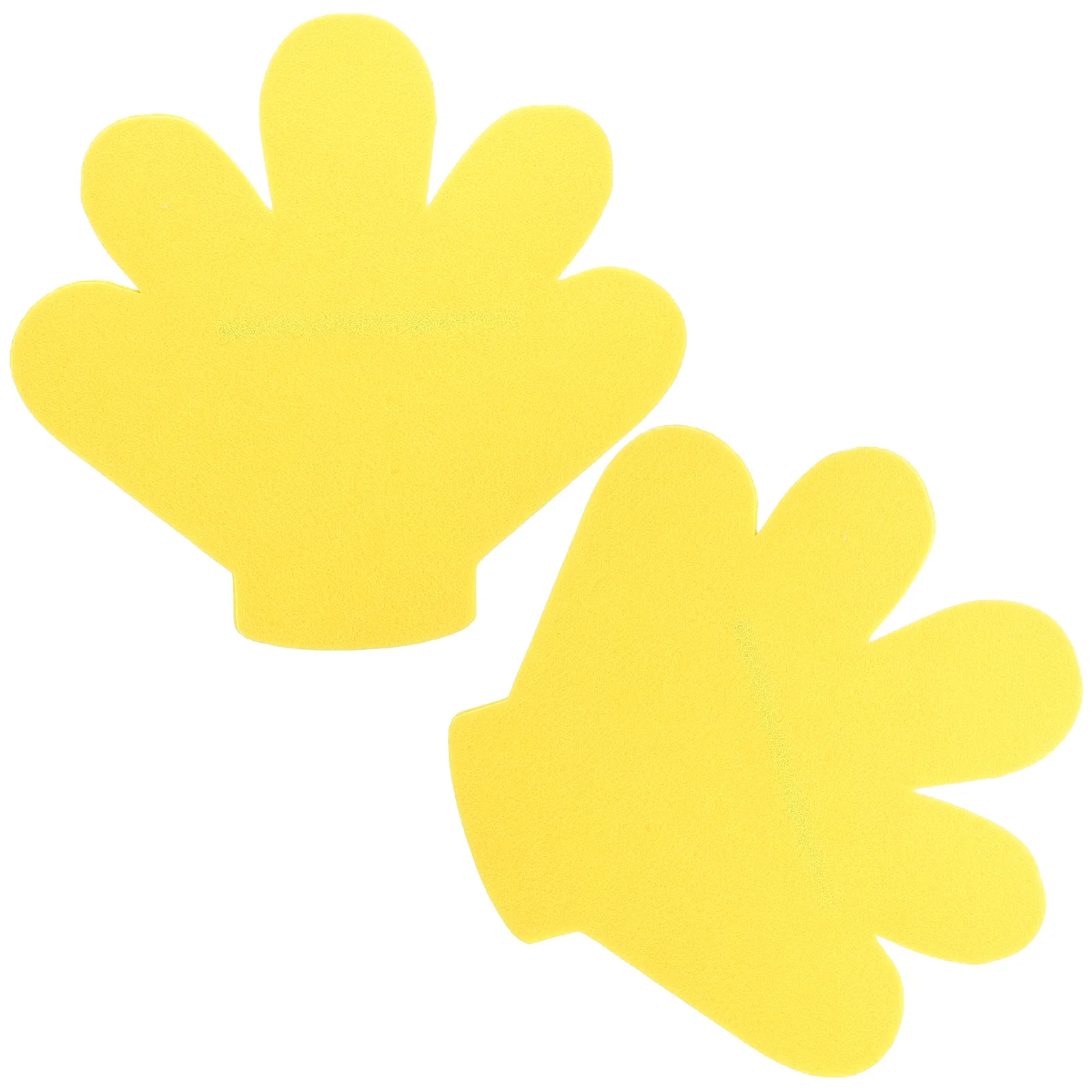 2 قطعة قفازات زهرة خمسة أصابع التشجيع الدعائم اليد الرياضة لوازم الحفلات بوم بومس يده الزهور الملونة