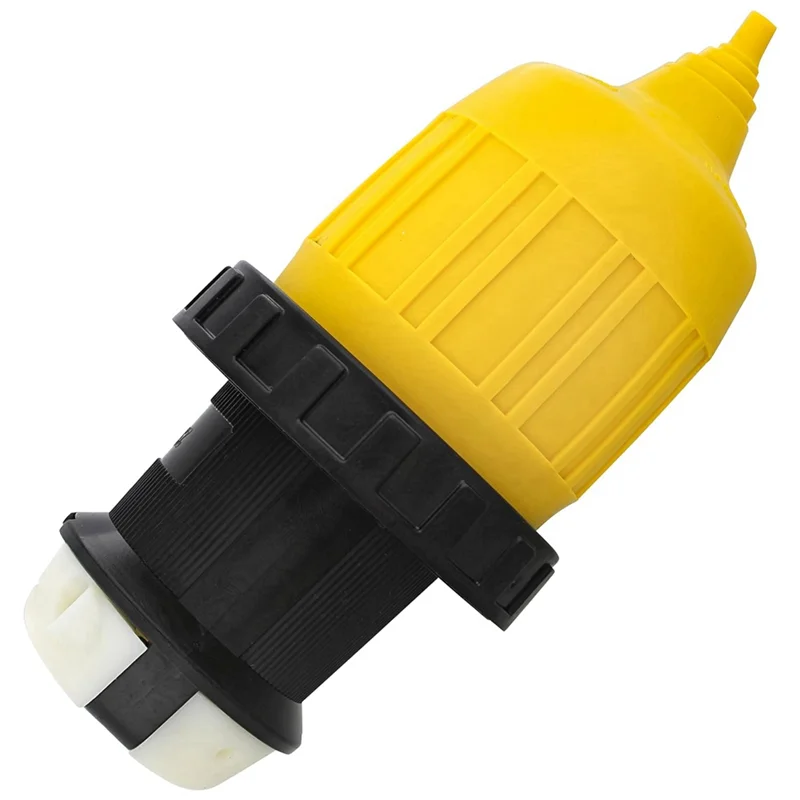 Conector de A66P-L5-30R con cubierta y anillo del cable de alimentación del enchufe de entrada de bloqueo giratorio 30A 125V (30AFDC + 30ARCV)