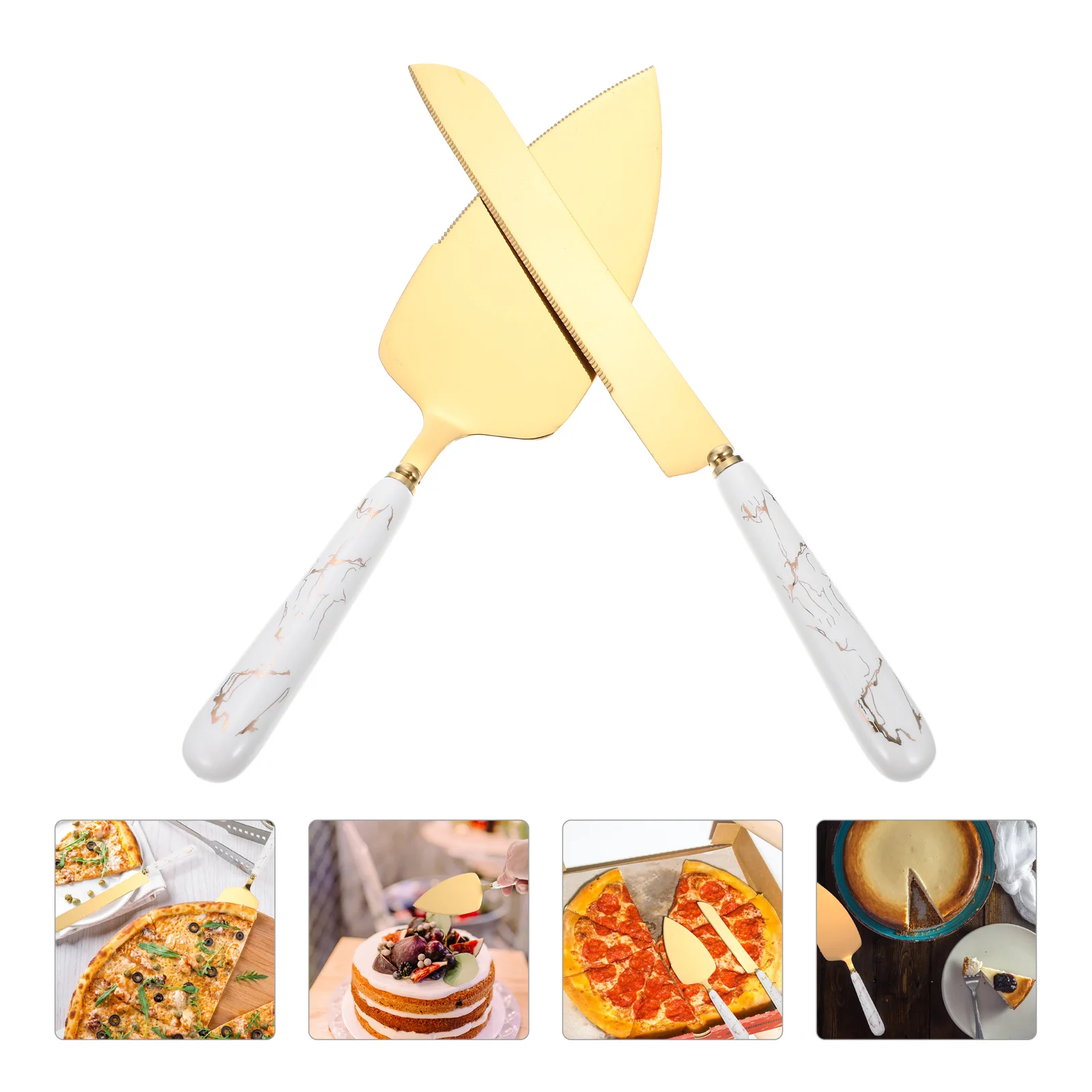

Cake Spatula Set Server Decoration Butter Cooking Baking Pizza Stainless Steel Serving Tool Cheese Dessert