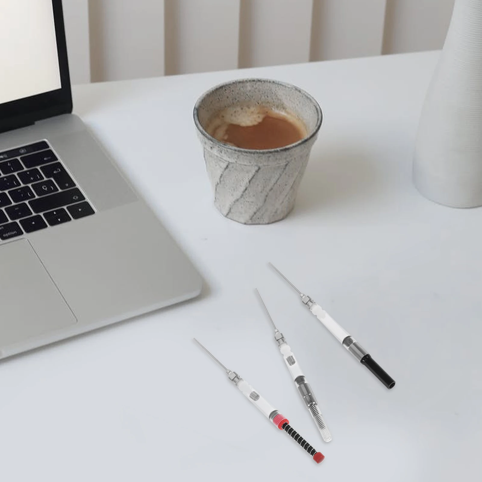 

6 шт., перьевая ручка, поглощающий чернила, пружинный наполнитель, легко очищаемый помощник для наполнения чернил, канцелярские принадлежности, канцелярские принадлежности