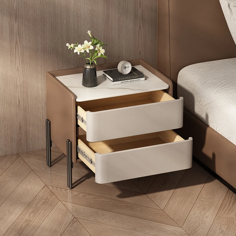 

m Luxury Aesthetic Nightstand Modern Nordic Drawer Bedside Table Luxury Trendy Quarto Bedroom Furniture m