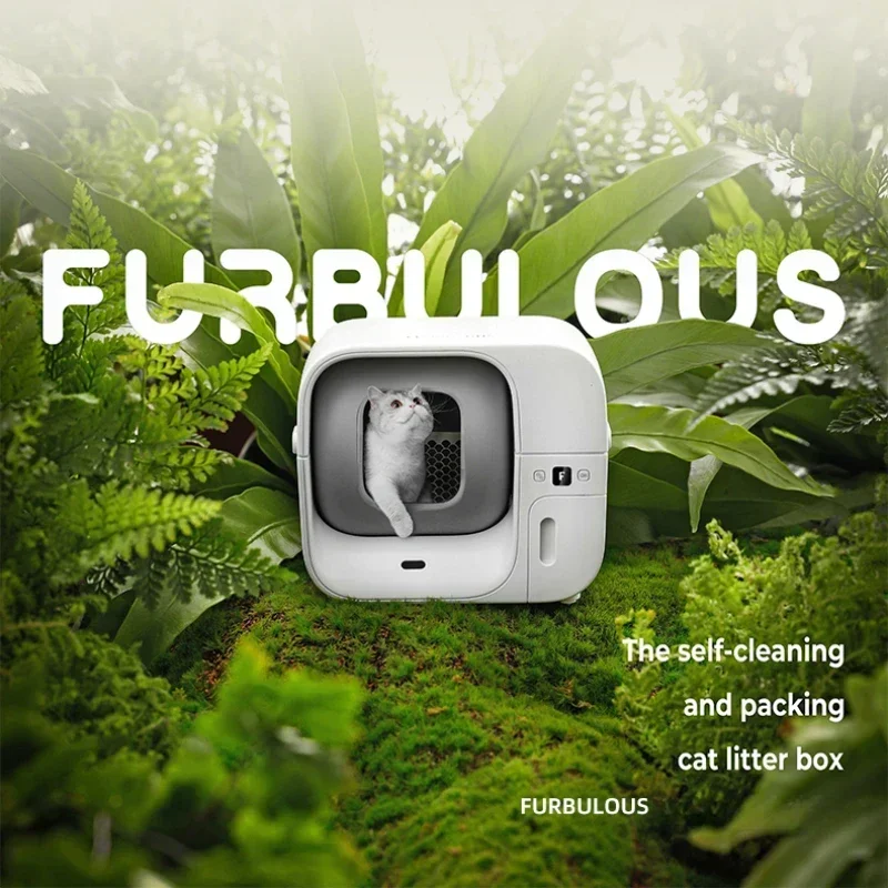 

Smart Litter Box Cat-Free Closed Anti-Splash Automatic Packaging Toilet Sand Scoop Cat Supplies Tofu Smart App Detection