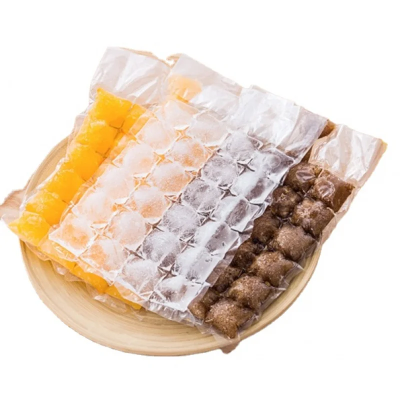 Self-Sealing Ice Block Mold – Disposable Ice Cube Bags for Effortless Frozen Ice Cake Creation