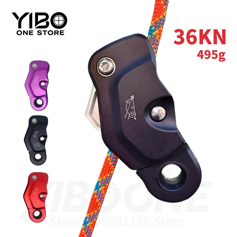 Multifunctional Grab Rope Pulley Ascent & Descent Device – Rising Rope Grabber with Grab Knot for Efficient Sliding