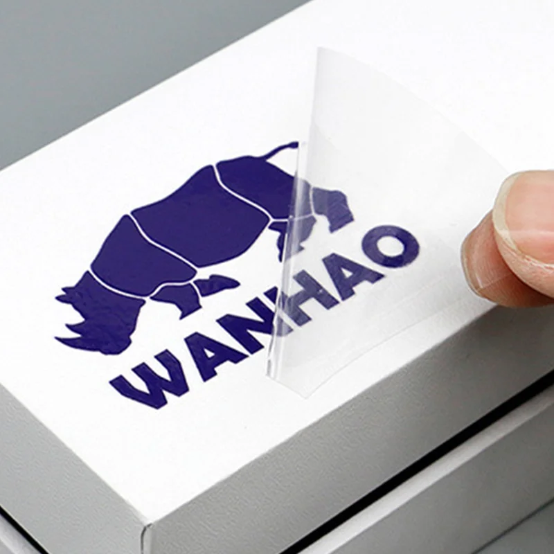 100PCS Custom DTF Transfer Stickers 3D UV Print Personalized DIY Company Logo Crystal Self-adhesive Label On Bottles Packing box