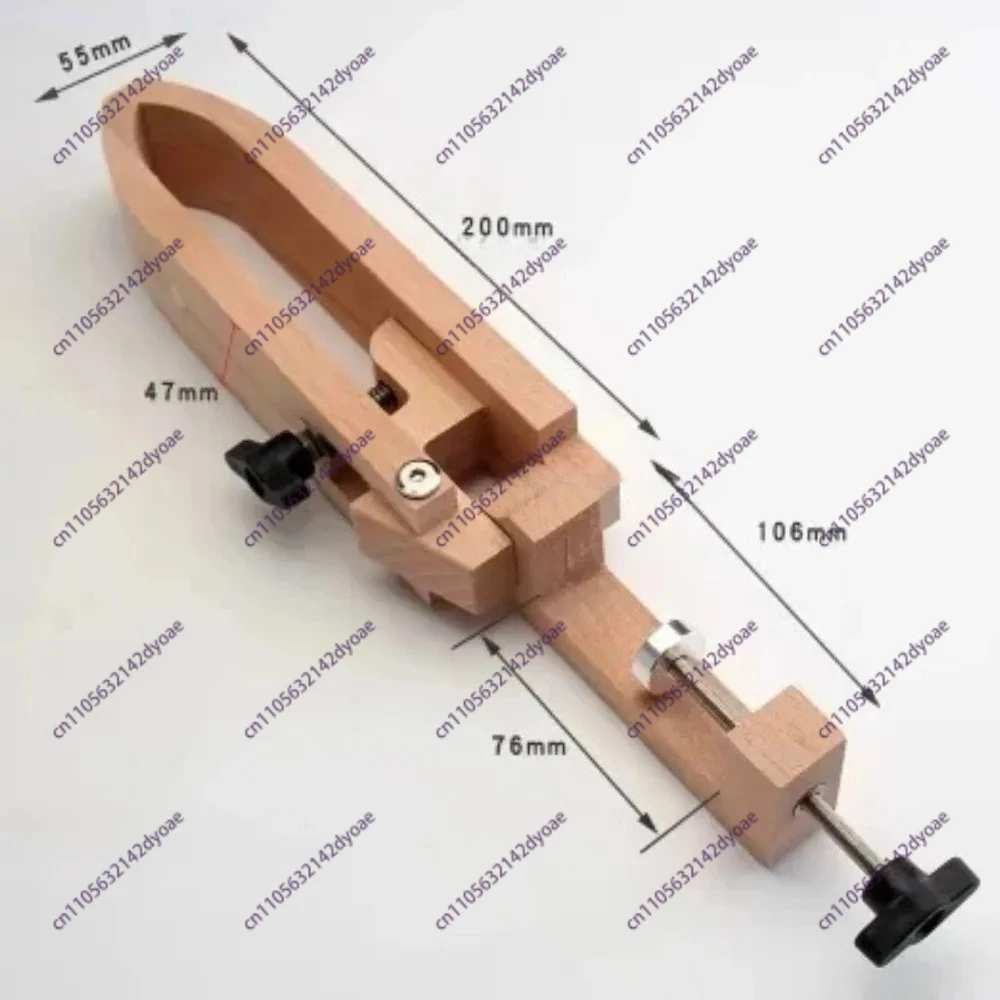 Black Walnut Leather Hand Sewing Stitch Pony Table Desktop Stitching Horse Clamp Wood Sewing Clips DIY Leather Clamp 60MM Width
